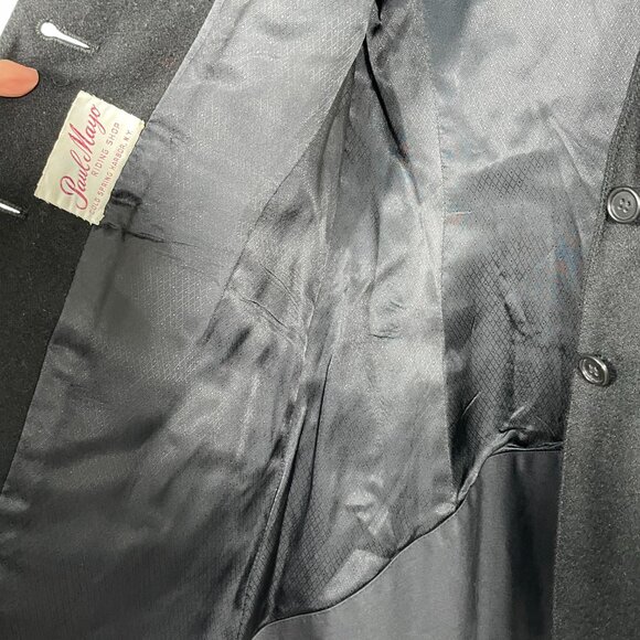 Vintage Paul Mayo Riding Shop Wool Equestrian Blazer Tailored Black Jacket XS - Picture 9 of 13